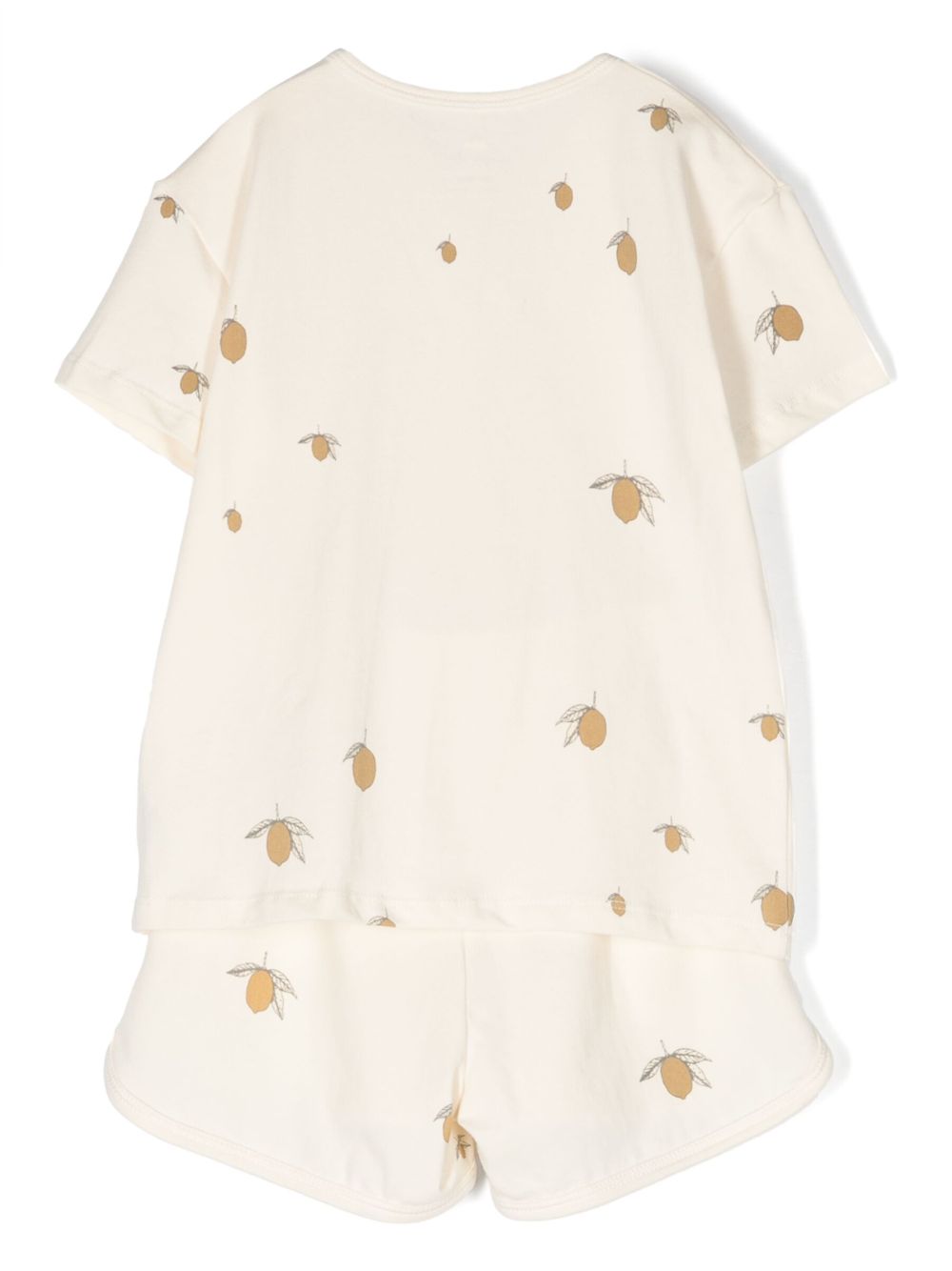 Konges Sløjd Lemon-print short set - Beige