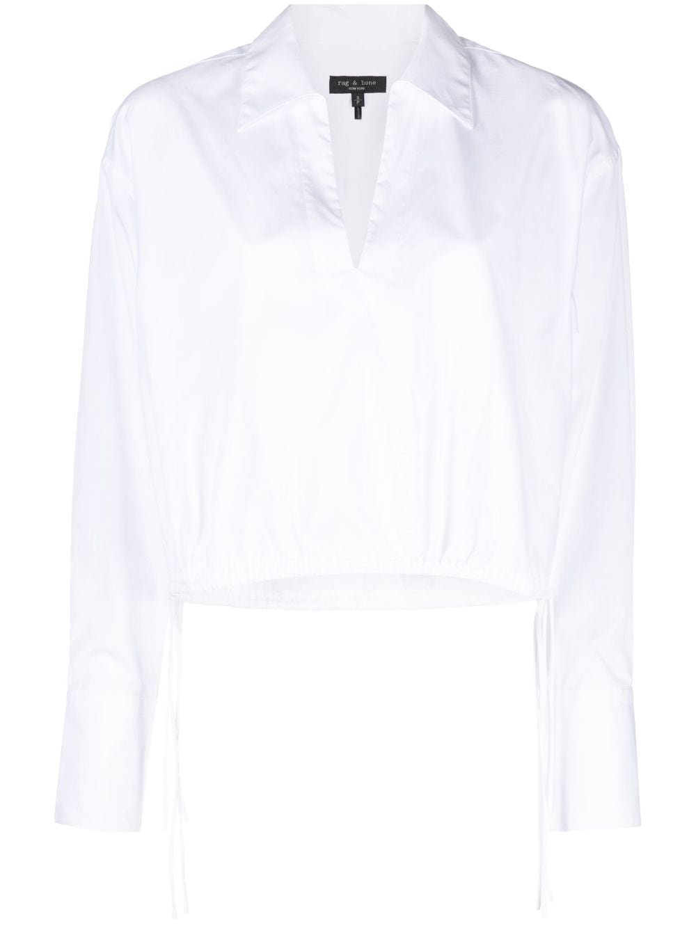 rag & bone chemise fiona en popeline - blanc