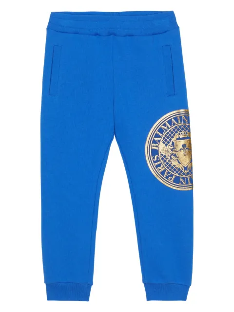 Balmain Kids pants con logo estampado