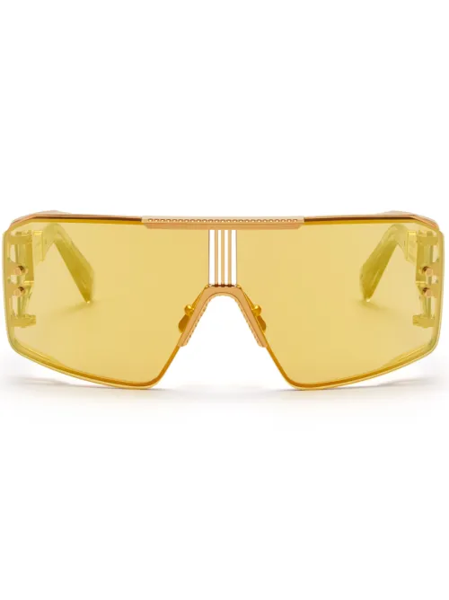 Lunettes de soleil Le Masque à verres teintés - Balmain Eyewear - Modalova