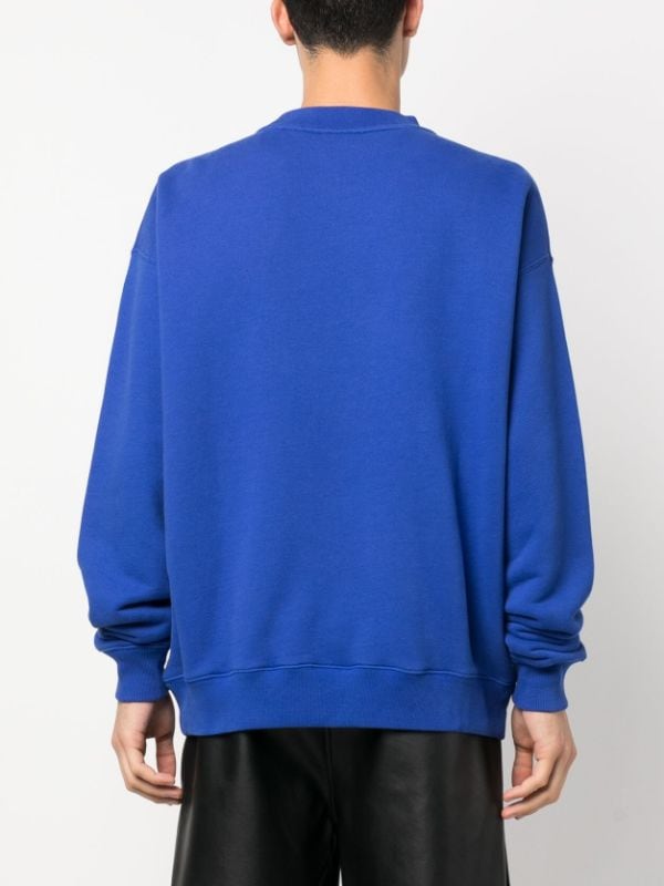 Off-White Off Stamp-print crew-neck Sweatshirt - Farfetch