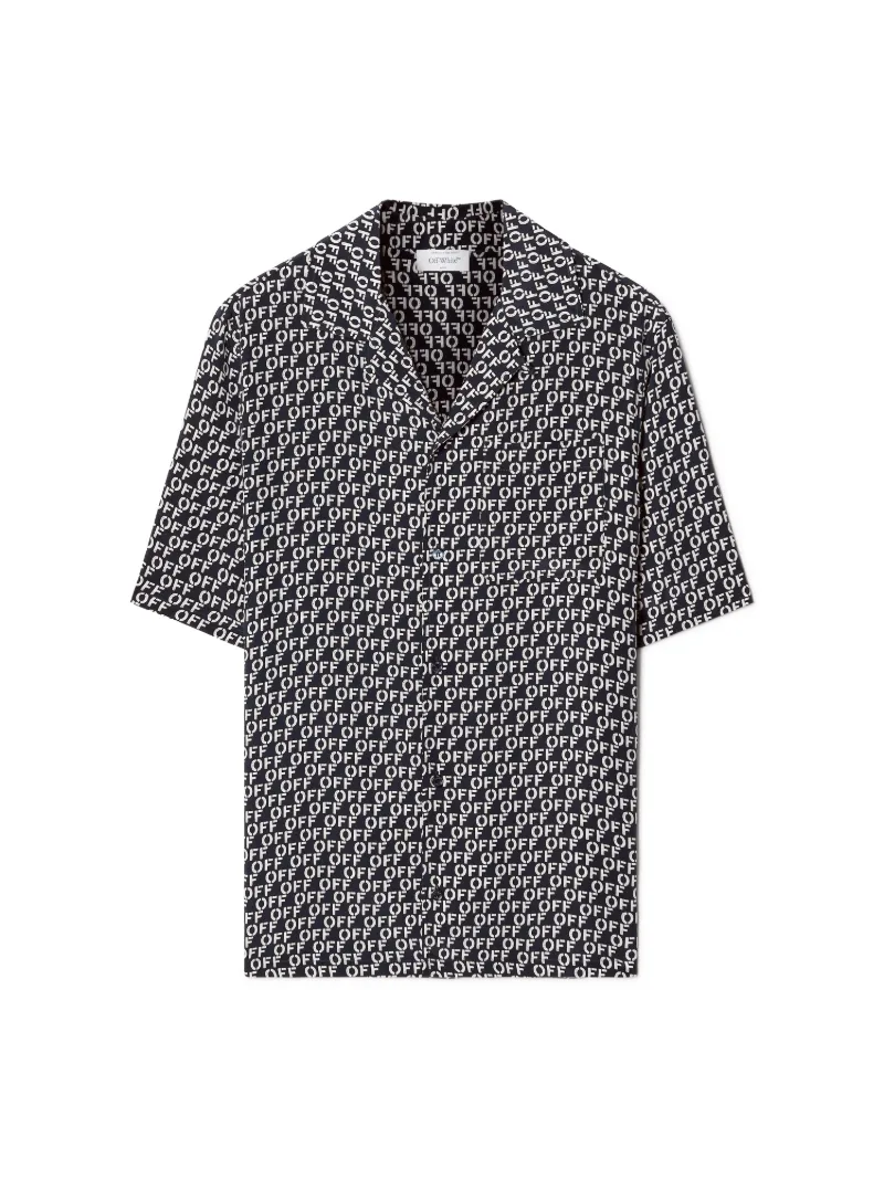 Camicia a maniche corte con stampa