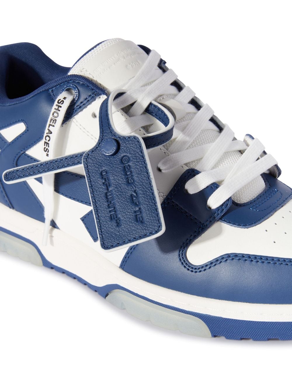 Shop Off-white Out Of Office "ooo" Sneakers In Blue