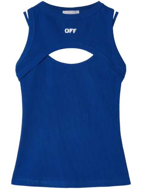 Off-White haut à logo imprimé