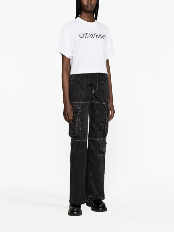 Tシャツ・カットソー Off-White Big Logo Bookish Cropped T-SHIRT 20188882_50525434_600.jpg