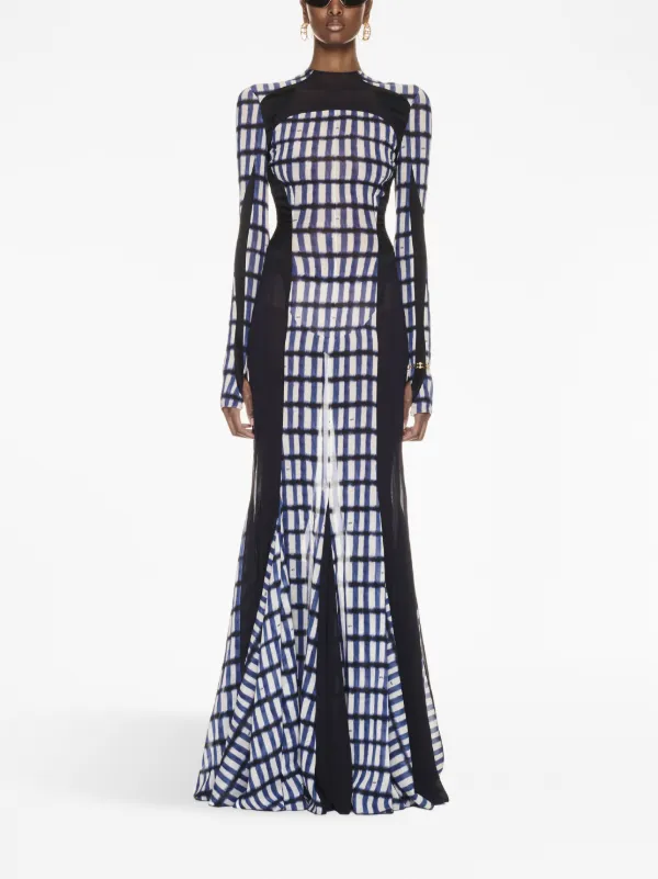 Geometric print maxi deals dress