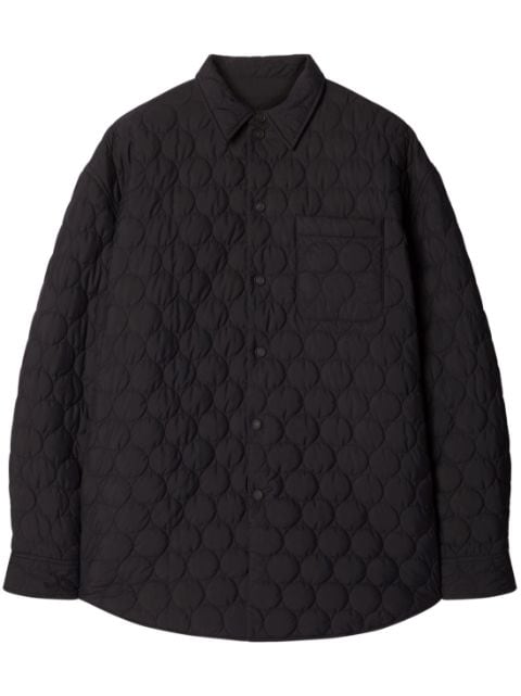 Off-White quilted collared jacket