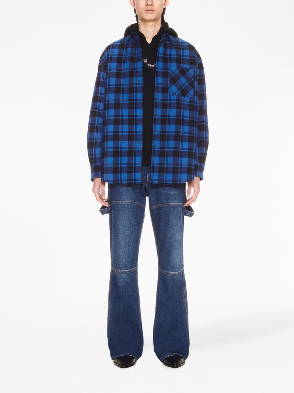 Off-White checked flannel shirt Men