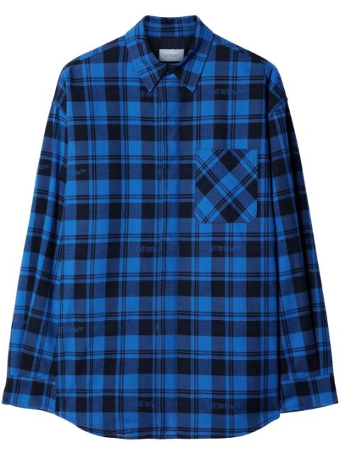 Off-White checked flannel shirt Men