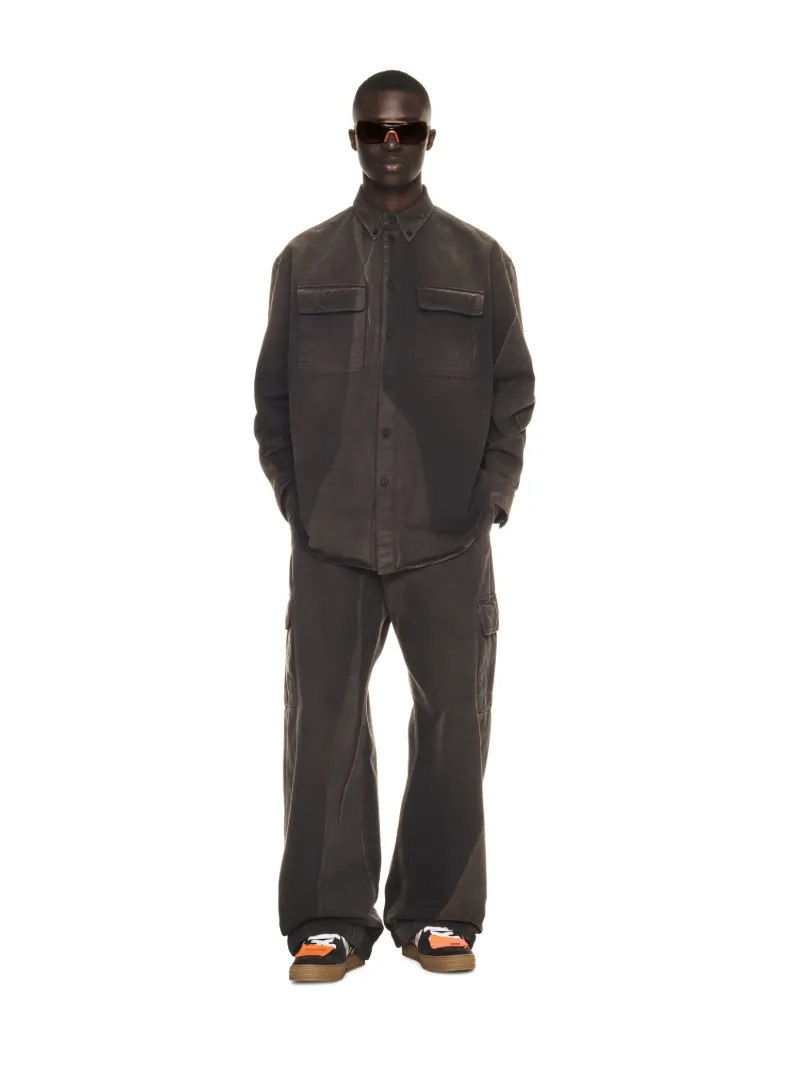 Giacca-camicia oversize