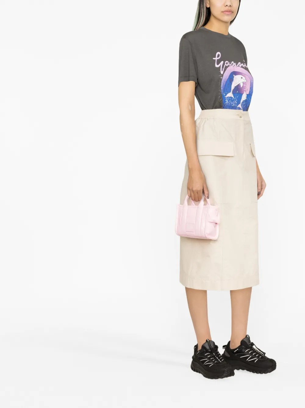 Marc Jacobs quilted tote bag - Roze