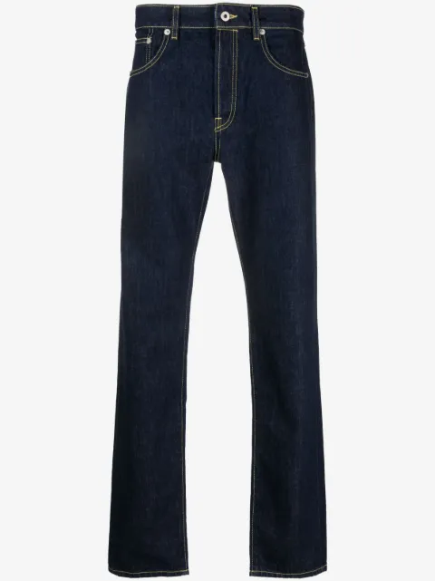Kenzo jeans rectos con parche del logo