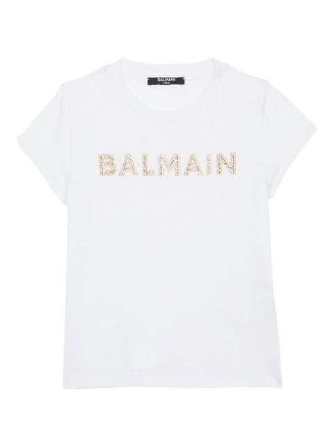 logo-embellished cotton T-shirt