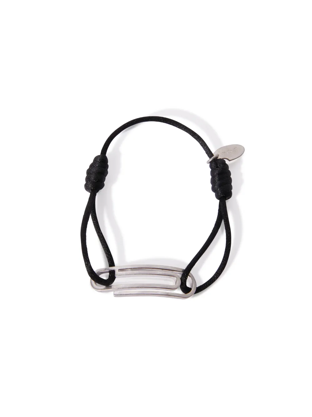PAPERCLIP CHORD BRACELT in silver OffWhite™ Official HK