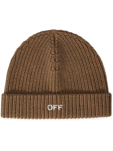 Off-White OFF 标记初剪羊毛套头帽