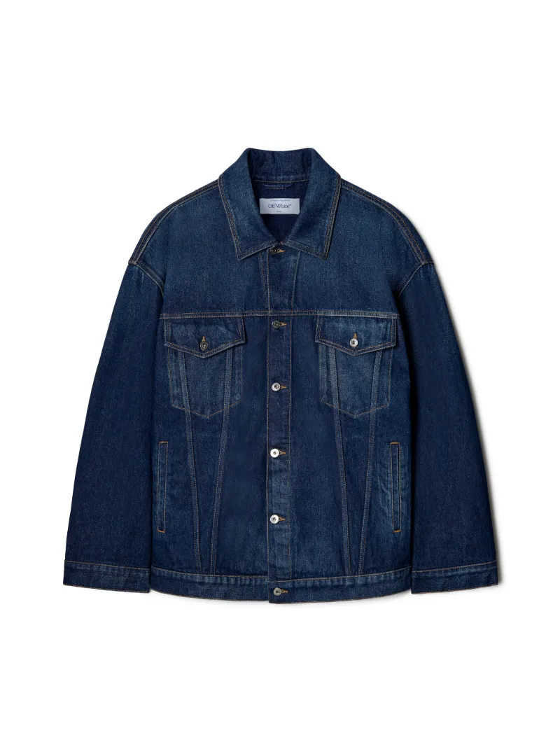 Giacca denim con bottoni
