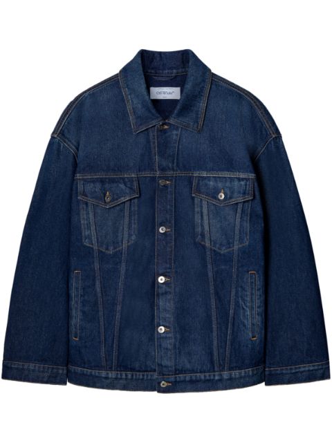 Off-White button-fastening denim jacket Men