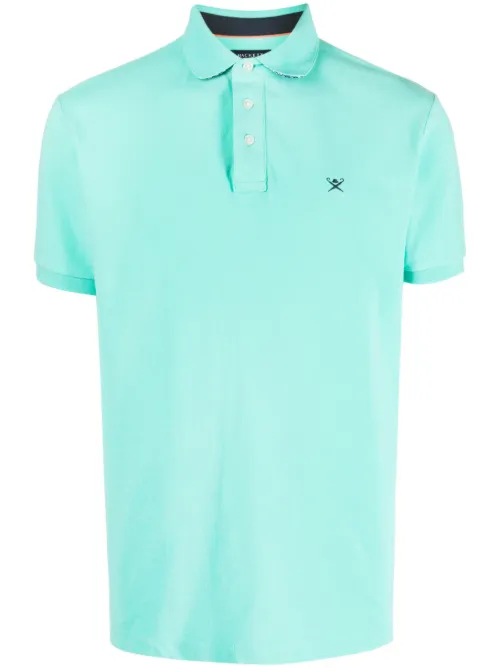 Polo piqué à logo brodé - Hackett - Modalova