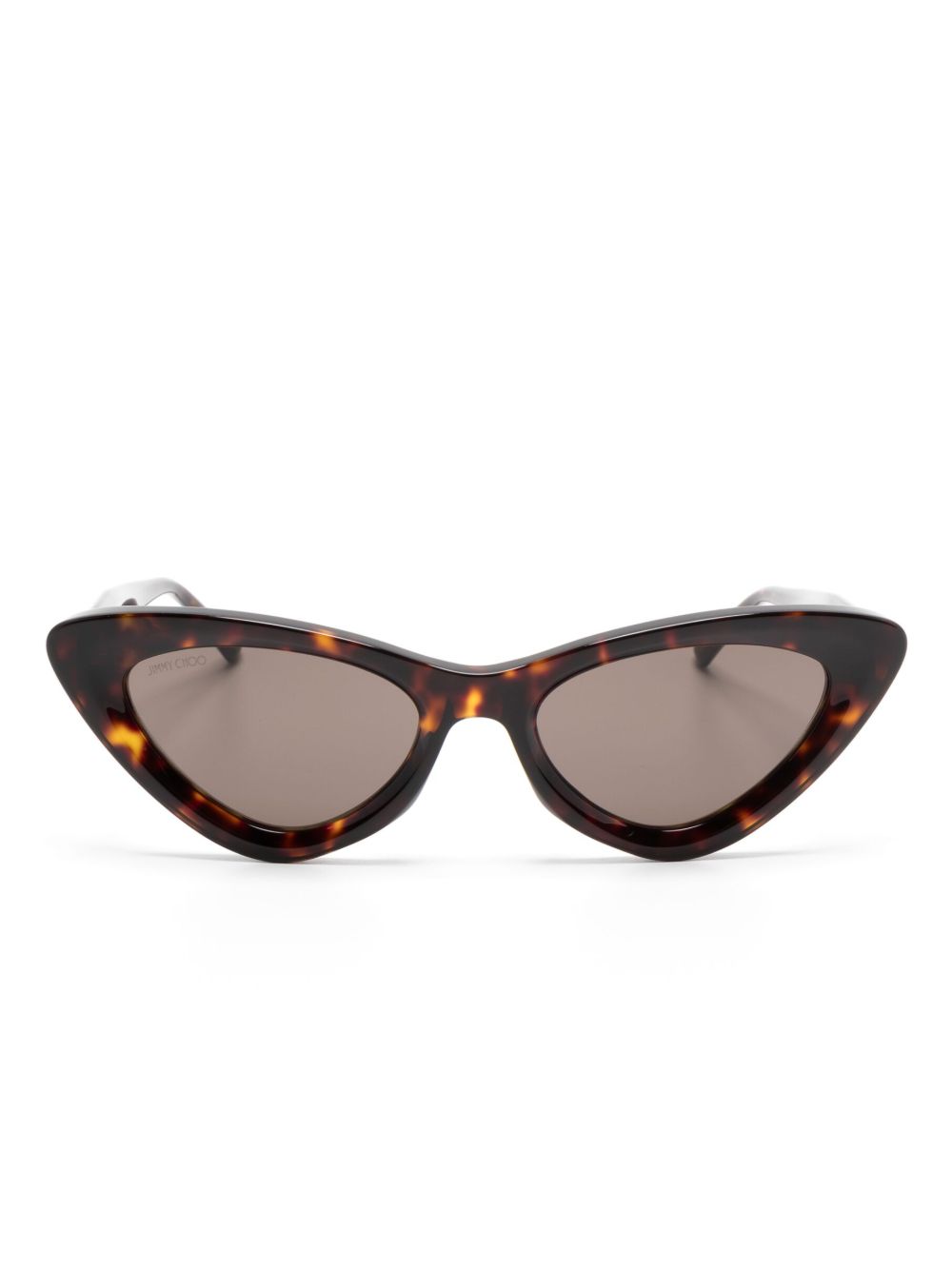 Jimmy Choo Eyewear Tortoiseshell Cat Eye Frame Sunglasses Farfetch 9037