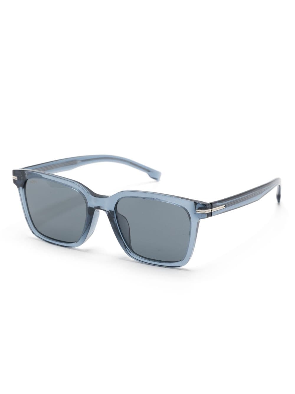 BOSS square-frame sunglasses - Blauw
