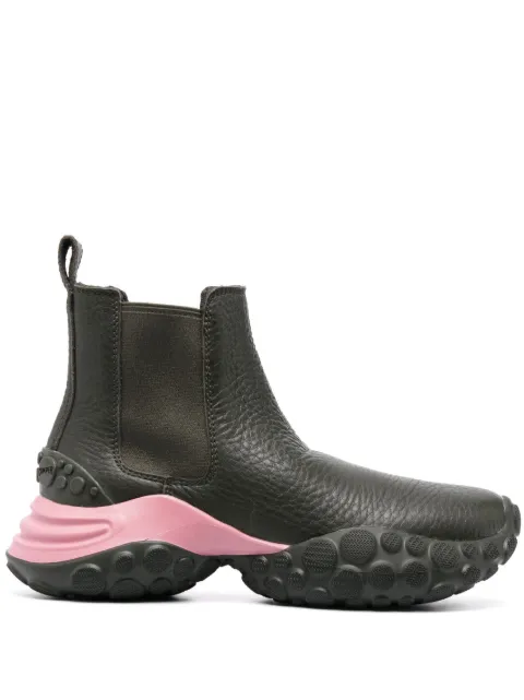 Camper colour-block panelled leather ankle boots