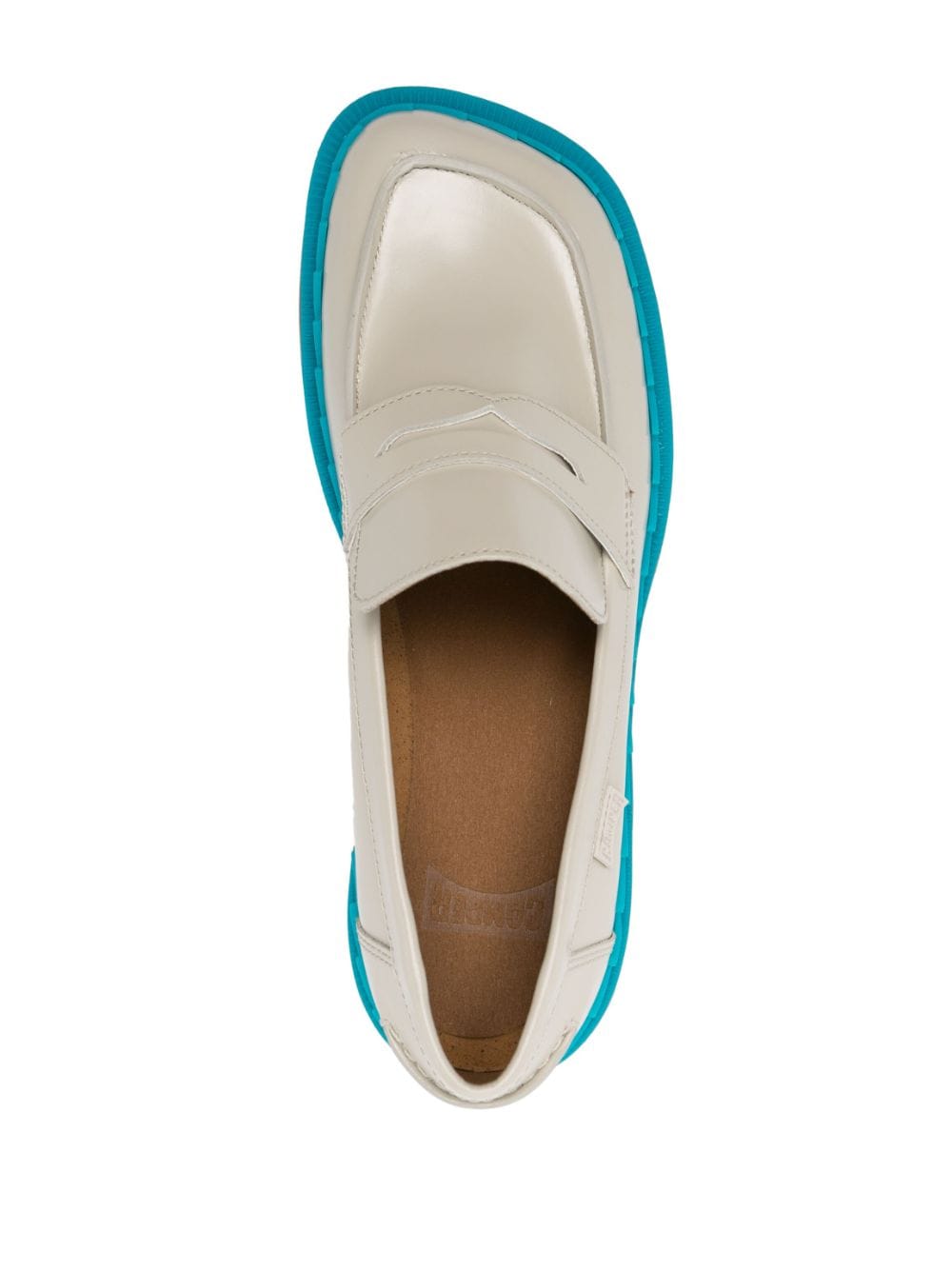 Shop Camper Taylor 45mm Leather Loafers In Neutrals