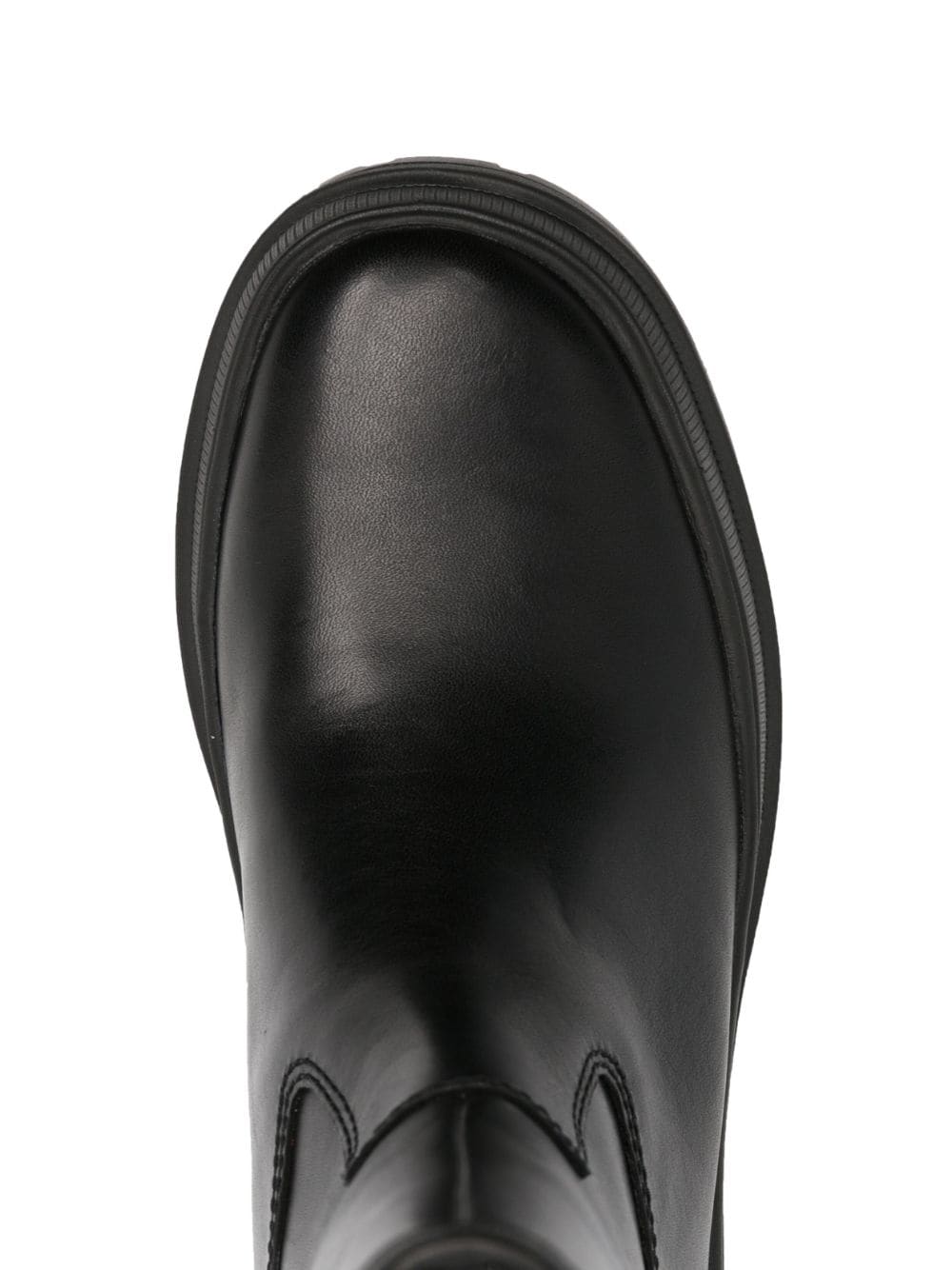 Shop Camper Brutus Trek Leather Ankle-boots In Black