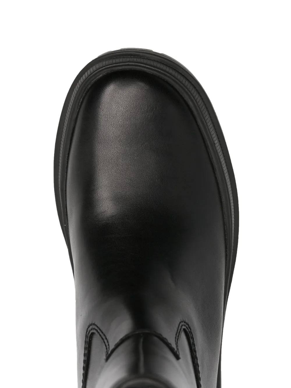 Camper Brutus Trek Leather Ankle Boots In Black