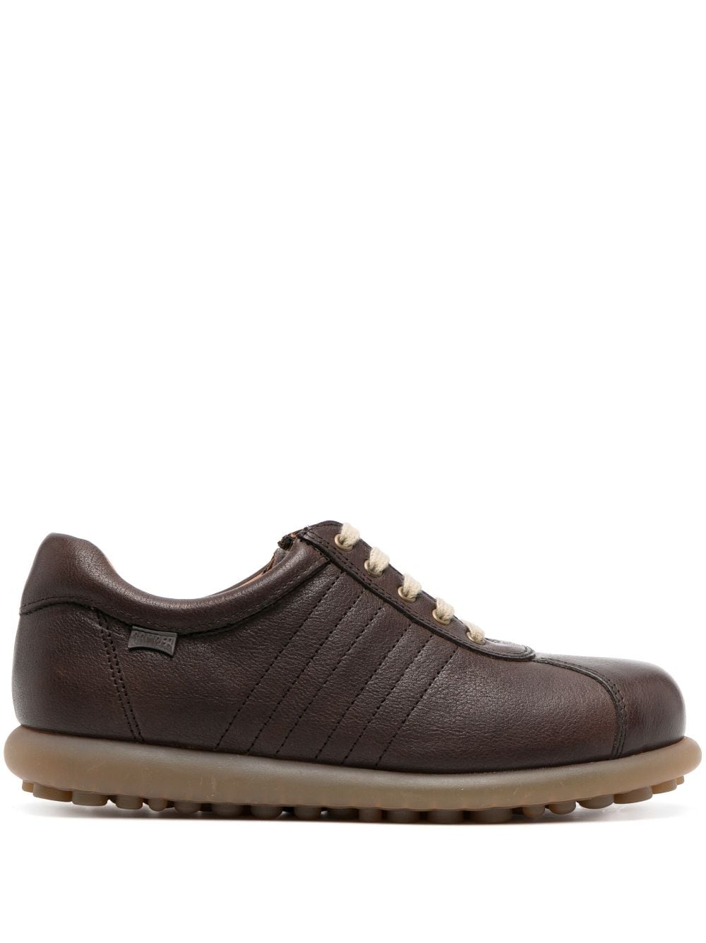 Camper Low-top Leather Sneakers In Brown