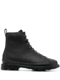 Camper Brutus lace-up leather boots - Black