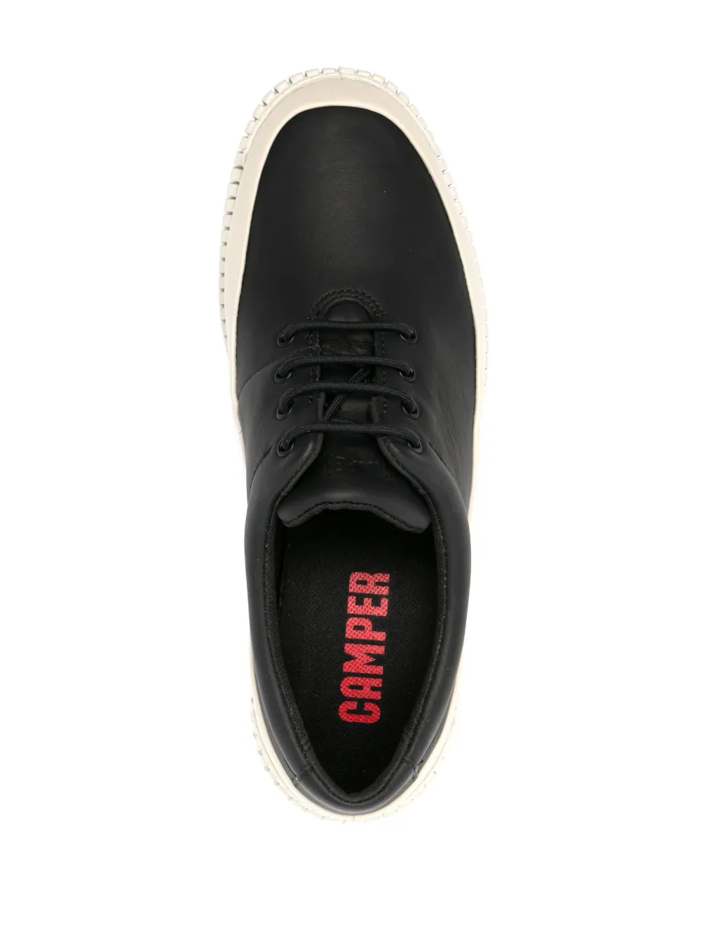 Scarpe Camper Pix Oxford Uomo: Sneakers Basse In Pelle Morbida, Look Sportivo E Comfort Quotidiano, Colore Nero