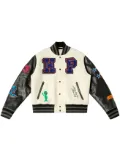 Heron Preston varsity-patches bomber jacket - Neutrals