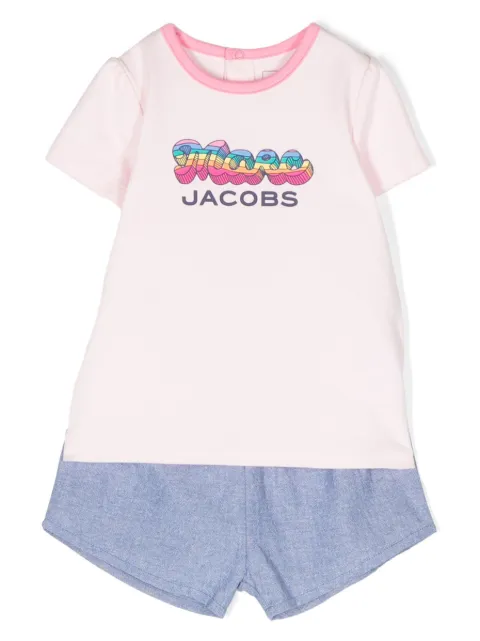 Marc Jacobs Kids logo-print cotton shorts set