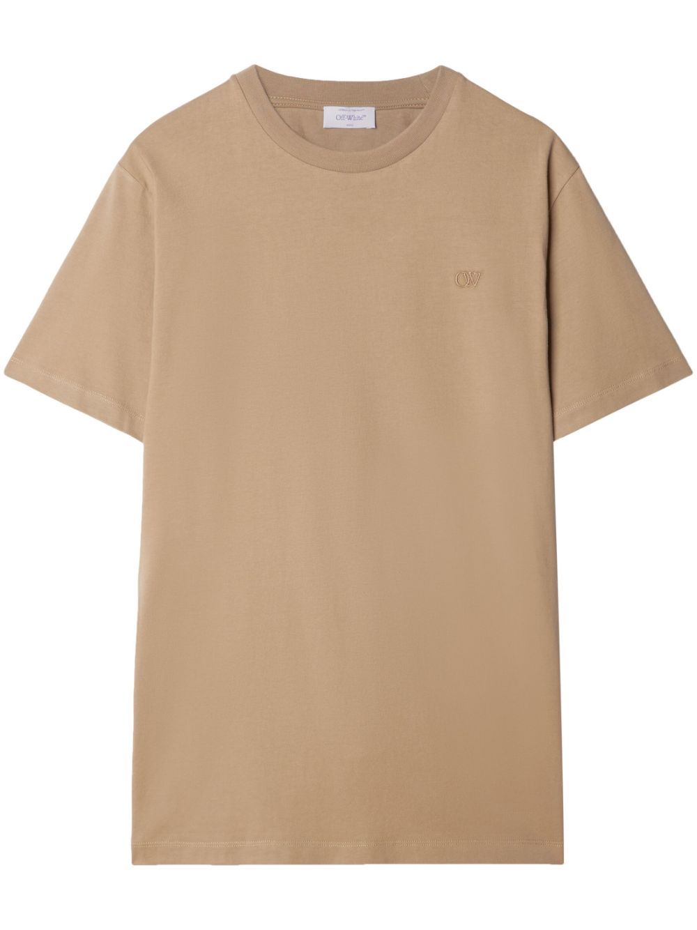 Off white beige t sales shirt