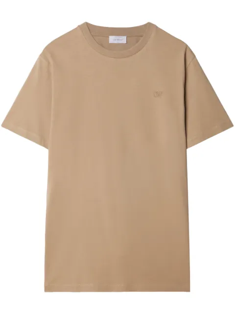 Off-White logo-embroidered short-sleeve T-shirt