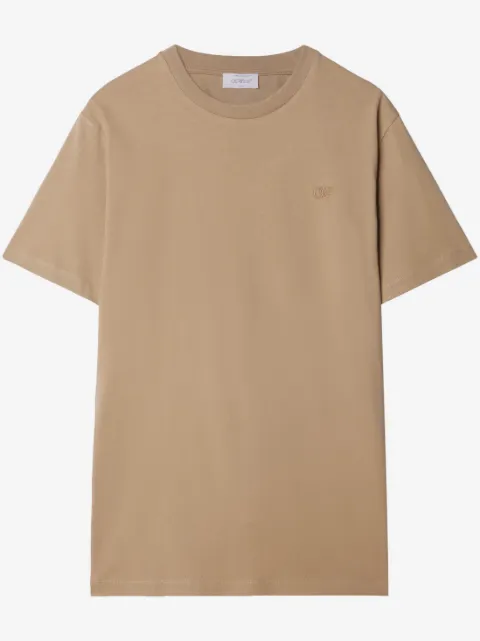 Off-White logo-embroidered short-sleeve T-shirt