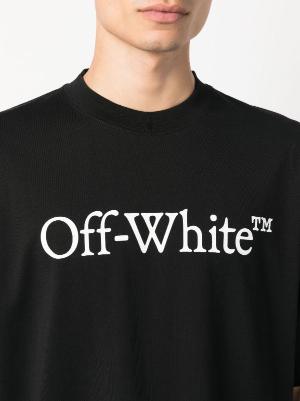 Off-White Kids logo-print crew-neck T-shirt - Farfetch