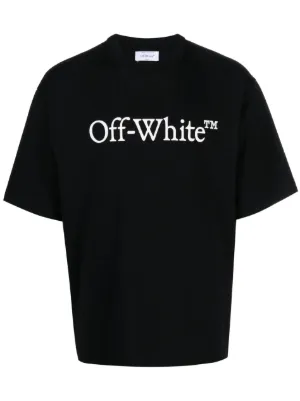 アメリカ　OFF-WHITE オフホワイト　黒　Tシャツ(L)