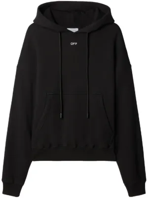 Mens Off-White black Body Stitch Hoodie