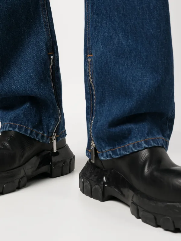 Off-White Skate zip-detail Jeans | Blue | FARFETCH