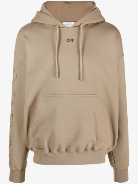 Off-White Off Stitch cotton hoodie