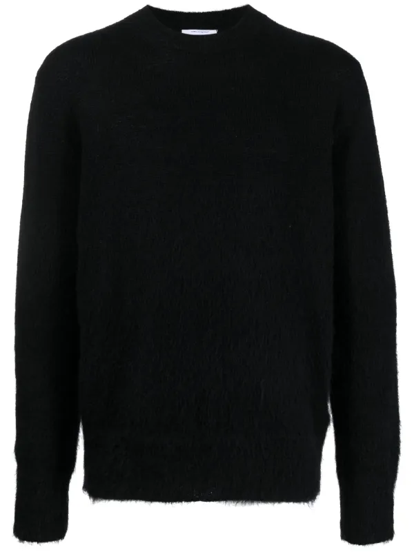 Off white crew neck jumper new arrivals