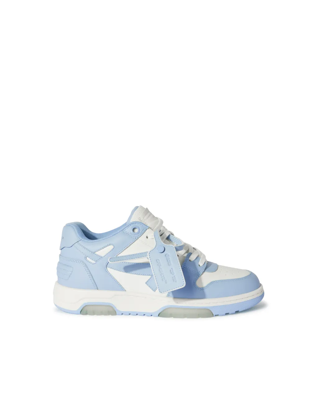 Off-White Out Of Office Ooo Calf Leather White Light Blue