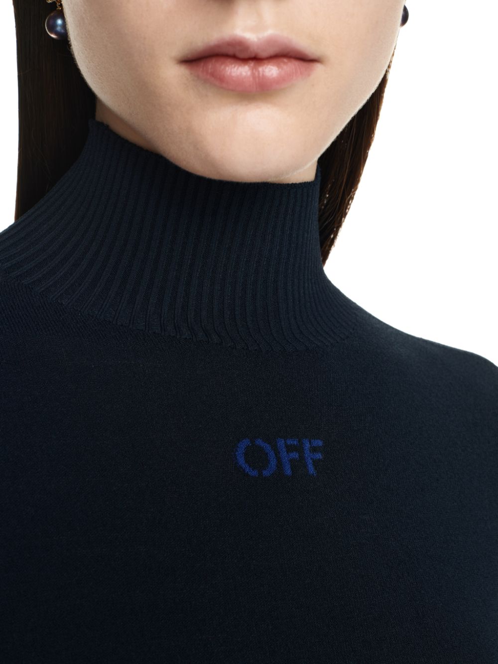 Slick Ls Mockneck in blue | Off-White™ Official GB