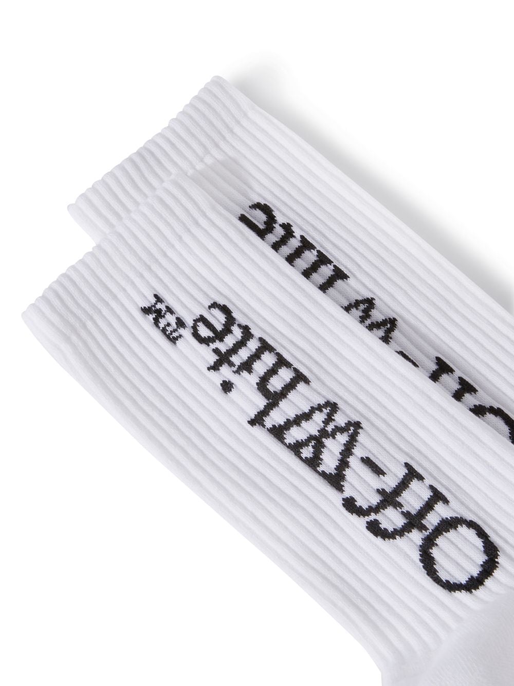 Big Logo Bksh Mid Calf Socks in white | Off-White™ Official ZA