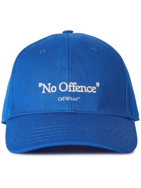 Off-White No Offence slogan-print baseball cap Women