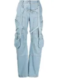 Off-White Bleach Cargo wide-leg jeans - Blue