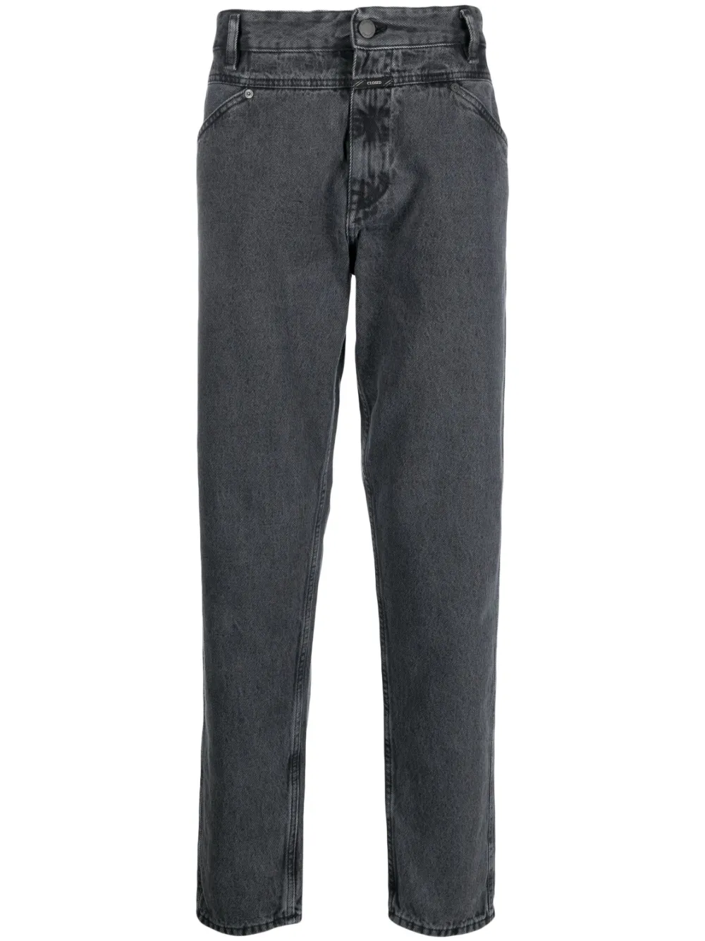 Closed Jeans met toelopende pijpen Zwart
