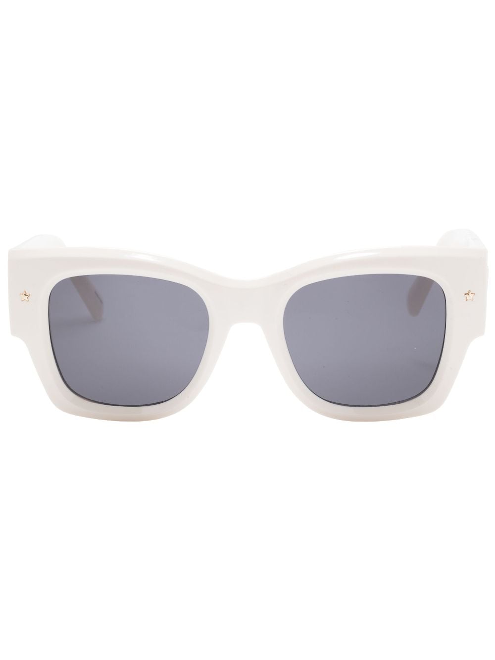 Chiara Ferragni appliqué-logo rectangle-frame Sunglasses - Farfetch