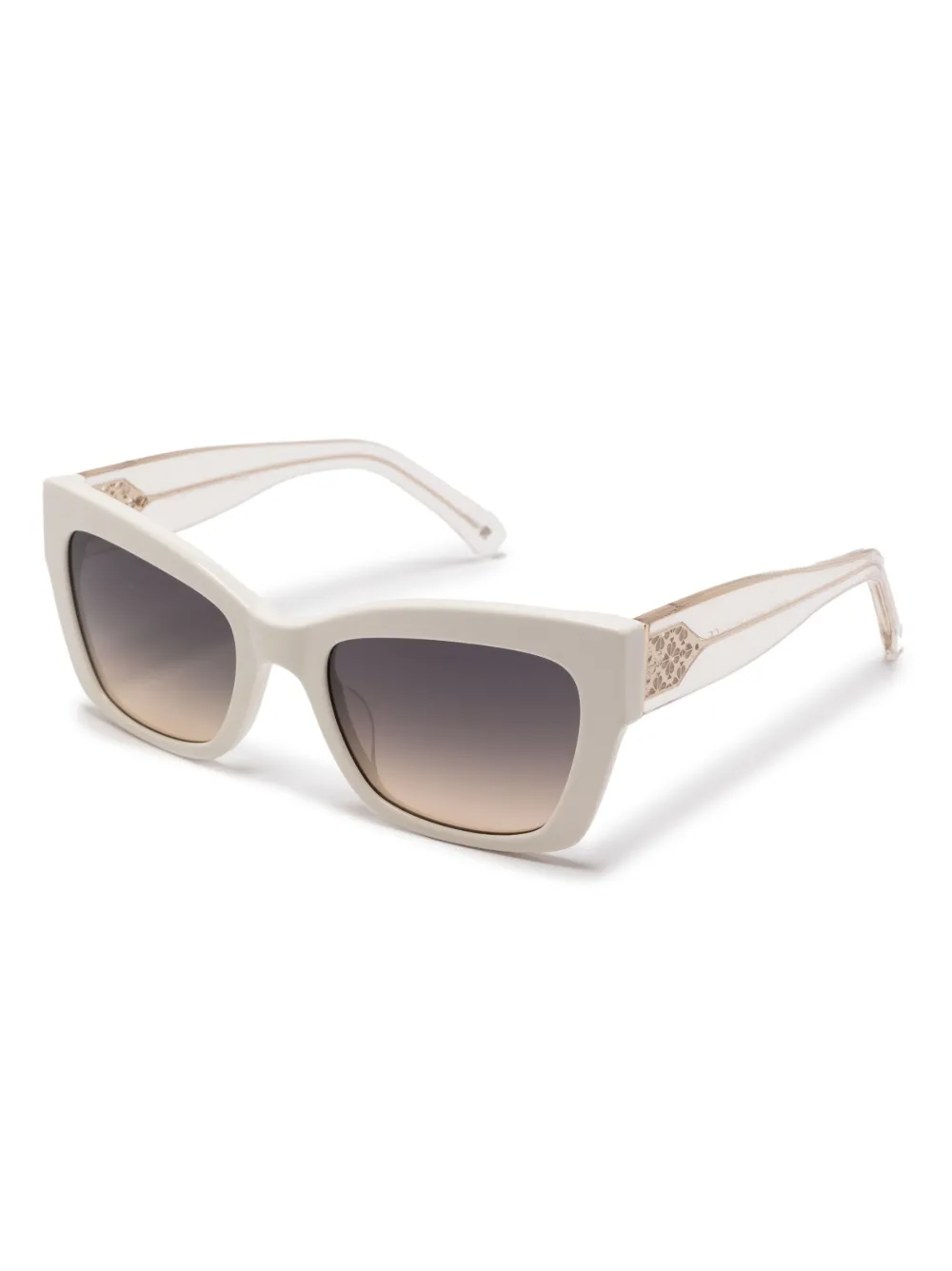 Kate Spade cat-eye tinted sunglasses - Wit